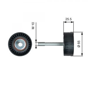 Gates Aux Belt Idler Pulley T36772