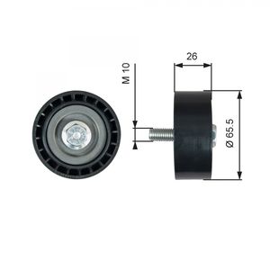 Gates Aux Belt Idler Pulley T36775