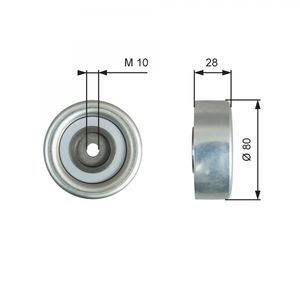 Gates Aux Belt Idler Pulley T36778