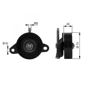 Gates Aux Belt Tensioner T38056