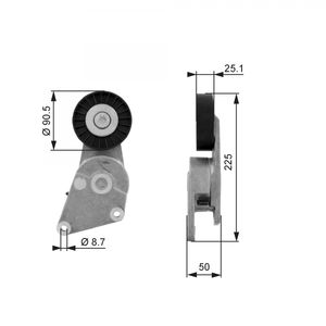 Gates Aux Belt Tensioner T38234