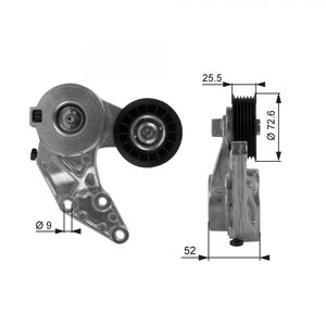 Gates Aux Belt Tensioner T38377