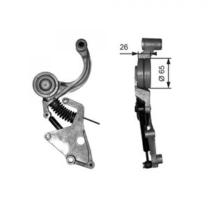Gates Aux Belt Tensioner T38404