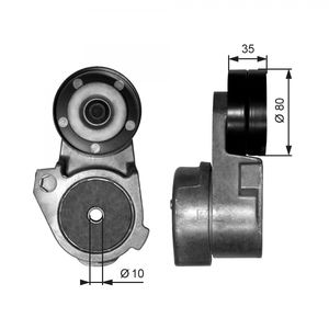 Gates Aux Belt Tensioner T38563