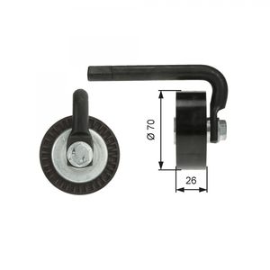 Gates Aux Belt Tensioner T39012