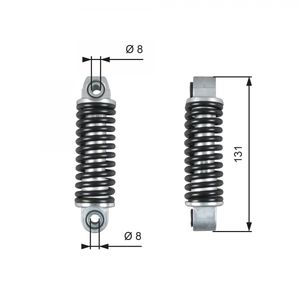 Gates Aux Belt Vibration Damper T39151