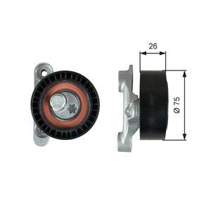 Gates Aux Belt Tensioner T39345