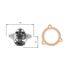 Gates Coolant Thermostat TH12480G1