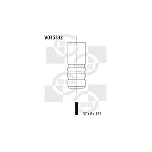 BGA Exhaust Valve V035332