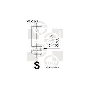 BGA Inlet Valve V537209