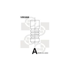 BGA Exhaust Valve V991868