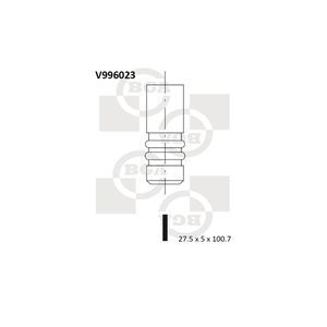 BGA Exhaust Valve V996023