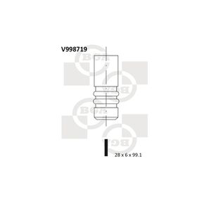 BGA Exhaust Valve V998719