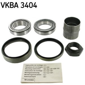 SKF Wheel Bearing Kit Front VKBA3404