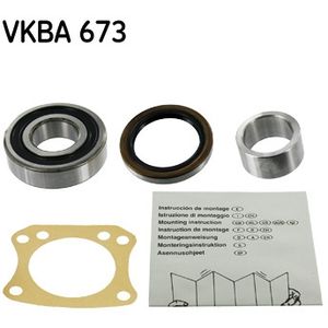 SKF Wheel Bearing Kit Rear VKBA673