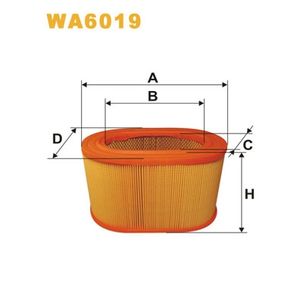 Wix Filters Air Filter WA6019