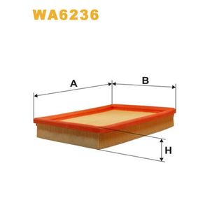 Wix Filters Air Filter WA6236