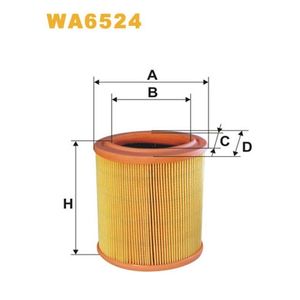 Wix Filters Air Filter WA6524