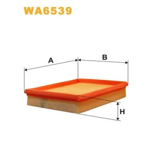 Wix Filters Air Filter WA6539