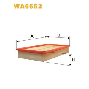 Wix Filters Air Filter WA6652