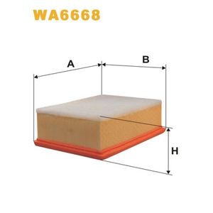 Wix Filters Air Filter WA6668
