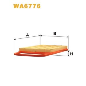 Wix Filters Air Filter WA6776