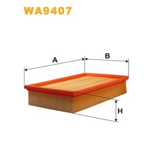 Wix Filters Air Filter WA9407