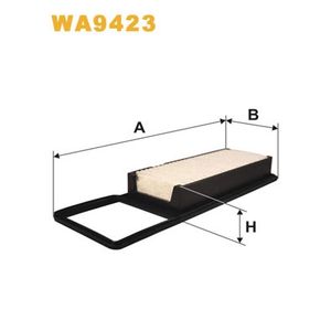 Wix Filters Air Filter WA9423