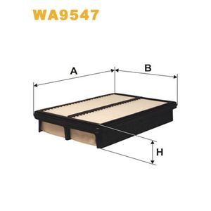 Wix Filters Air Filter WA9547