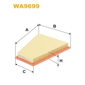 Wix Filters Air Filter WA9699