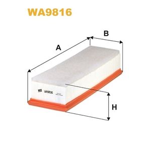 Wix Filters Air Filter WA9816