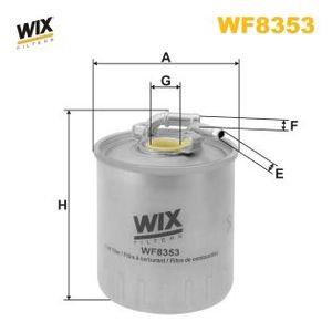 Wix Filters Fuel Filter WF8353
