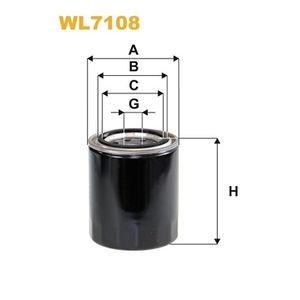Wix Filters Oil Filter WL7108