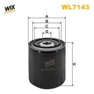 Wix Filters Oil Filter WL7143