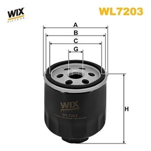 Wix Filters Oil Filter WL7203