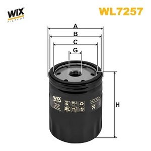 Wix Filters Oil Filter WL7257