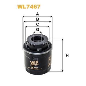 Wix Filters Oil Filter WL7467