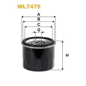 Wix Filters Oil Filter WL7475