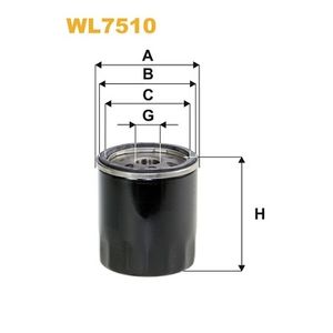 Wix Filters Oil Filter WL7510