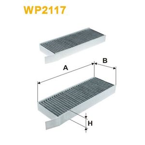 Wix Filters Pollen / Cabin Filter WP2117