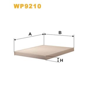 Wix Filters Pollen / Cabin Filter WP9210
