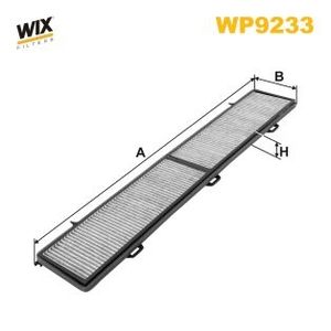 Wix Filters Pollen / Cabin Filter WP9233