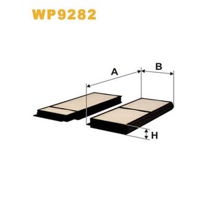 Wix Filters Pollen / Cabin Filter WP9282
