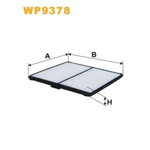 Wix Filters Pollen / Cabin Filter WP9378