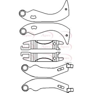 Apec Brake Adjuster Kit ADB3001