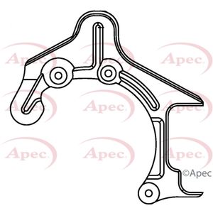 Apec Brake Disc Splash Panel Front Left ASG1141