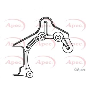 Apec Brake Disc Splash Panel Front Right ASG1142