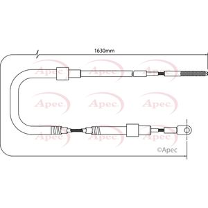 Apec Handbrake Cable Rear Left or Right CAB1021