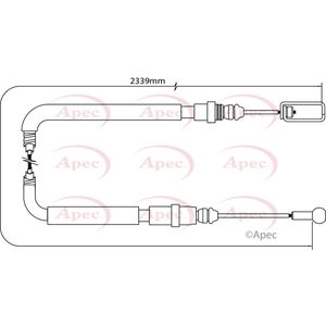 Apec Handbrake Cable CAB1056