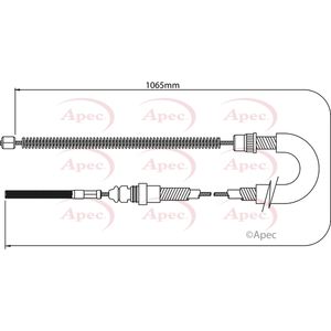 Apec Handbrake Cable CAB1060